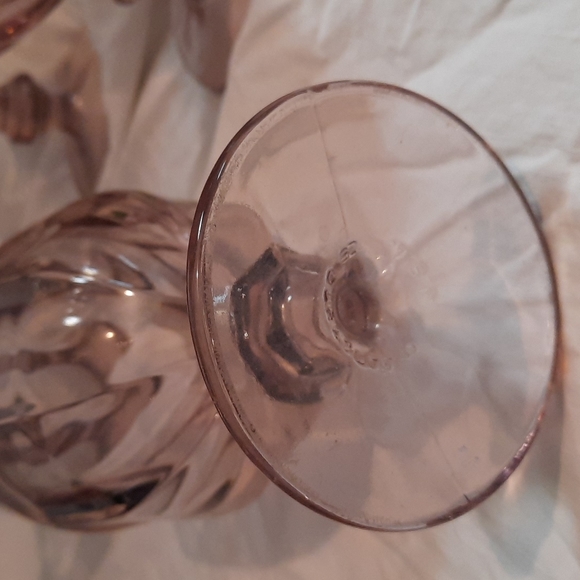 Amythyst vintage Glasses Duratuff goblets drinkware set of 4 - Picture 5 of 5